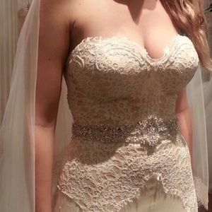 Handmade Vintage Wedding Gown Belt